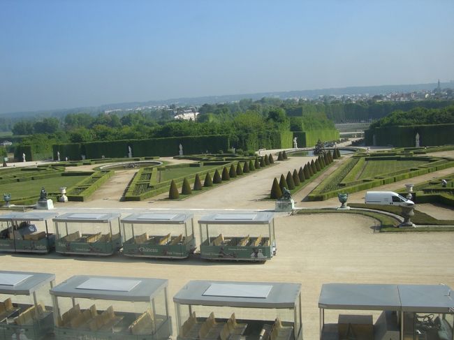 窓から見た庭園、こちらも楽しみ