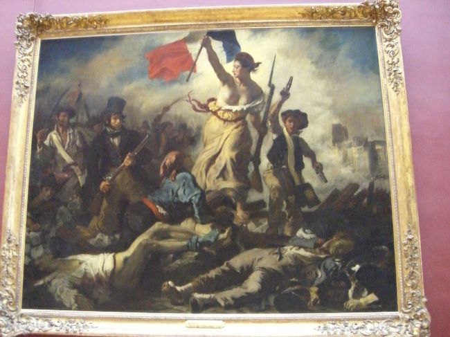 ドラクロワ「民衆を率いる自由の女神」<br /><br />これぞフランス<br /><br />一番見たかった絵<br /><br />