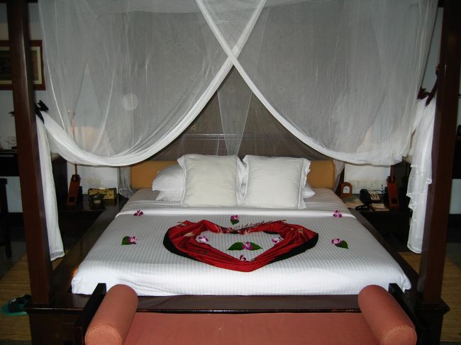 ターンダウンサービスの後に、ハートができていました♪