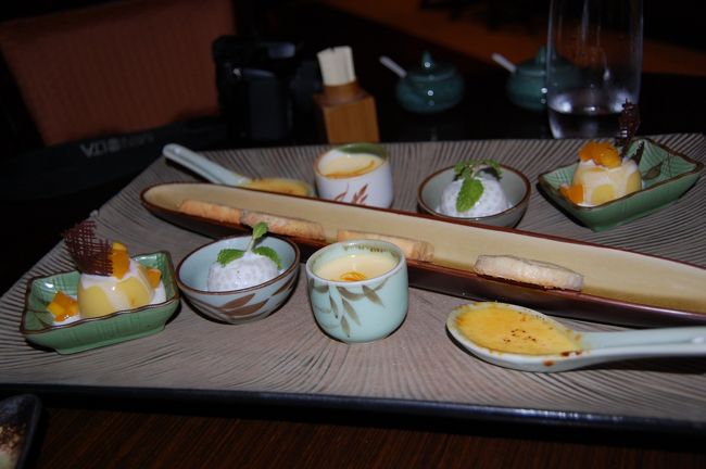 デザート・サンプラー。料理は全て、合格です。