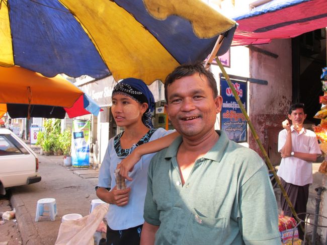 ジュース屋のおっちゃんと娘（？）