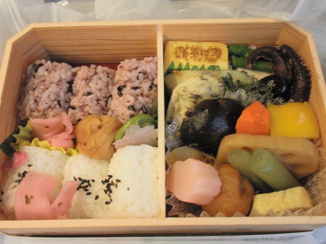 朝のＪＲ名古屋駅。<br />今回利用したのは、1day横浜というプラン。朝早い新幹線３本と帰り遅い新幹線3本のなかから新幹線を選択しなければなりませんが、1日満喫できます。約三千円のお土産がついて、15800円くらい。（←はっきり覚えてません･･･。）名古屋からご利用の方は使えると思います。<br />たまにしか食べない駅弁を楽しみに･･･朝は選択の範囲が狭いようです。