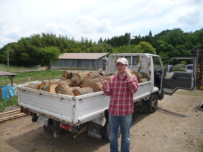 翌日はお客さんです・・・ログハウスで楽しい生活をお買い上げ有難うございます・・・