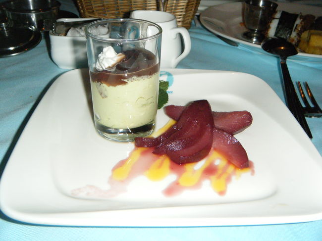 これはコースのデザートです。