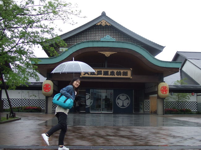 着いたぜ！大江戸温泉！<br /><br />雨降ってるＹＯ！