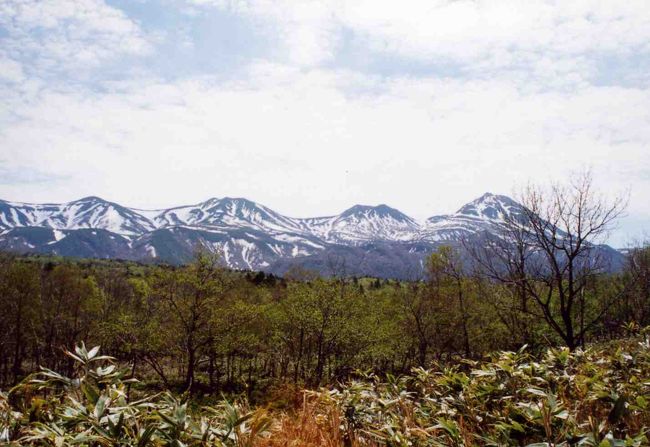 知床半島からは知床連山がきれいに見えます。