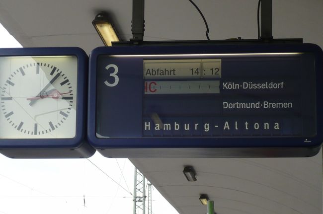 この列車でケルンに。