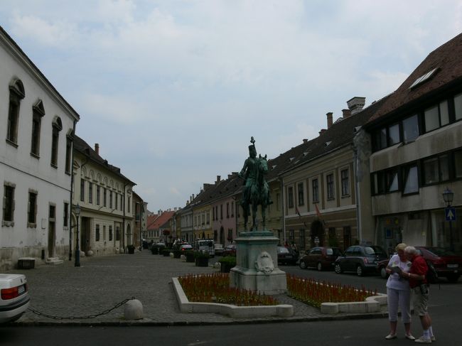 王宮周辺の町並み。