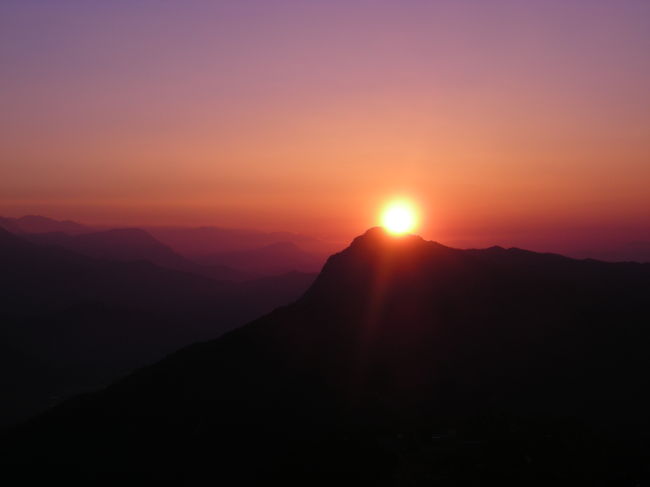 のぼりました。