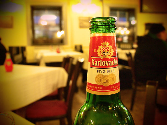 それではクロアチアンビールを。