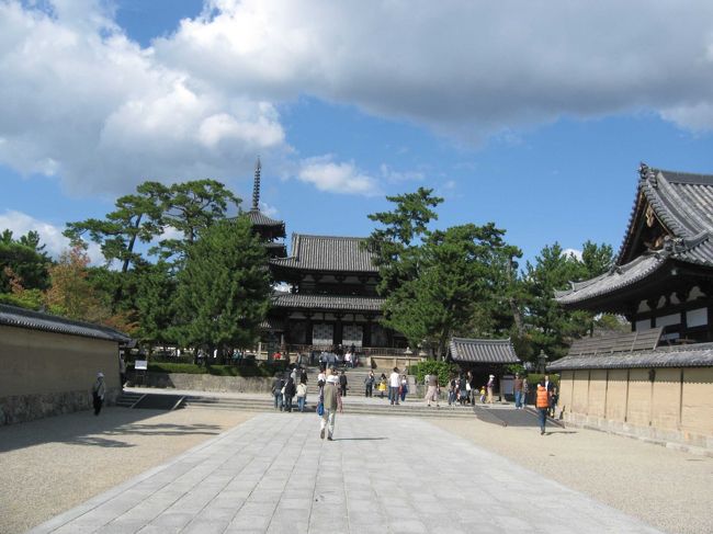 法隆寺が見えてきました！