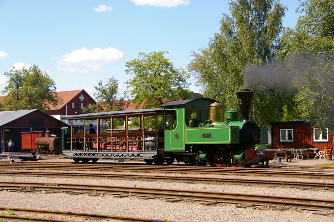 蒸気機関車も客車もフル動員して。映画の撮影をしていました。