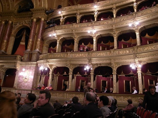 ウイーンのオペラ座よりもせまい感じです。