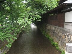 　高瀬川です。此処も木屋町通りなのに、こんなきれいな川が流れているとは。