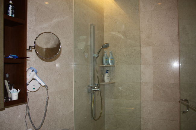 時間があるのでシャワーをしました