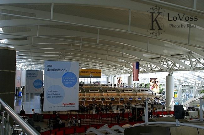JFK空港の中。<br /><br />中部セントレアみたいな感じ。<br />わかりやすいので迷うことはないです。