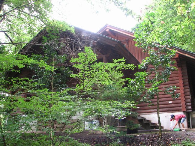 中野市　晋平の里　間山温泉公園　ぽんぽこの湯のログコテージに滞在し北信州をめぐりました。