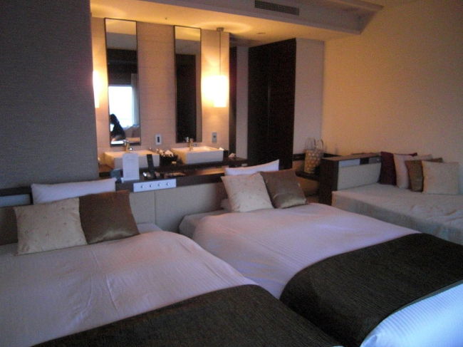 寝心地の良い大きめのベッド