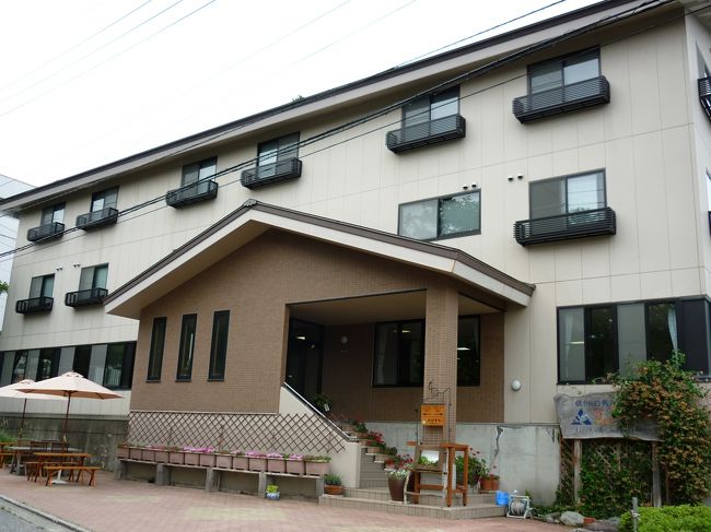 宿泊場所「白馬グラードインえびすや」。<br />アットホームなお宿でした。