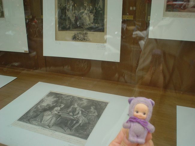 古い活版印刷の版画屋さんもありました。