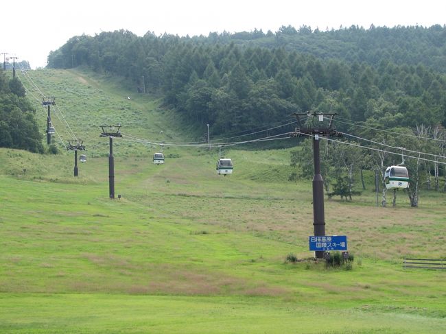 白樺高原国際スキー場のゴンドラ。10年以上前にスキーに来たような記憶があります。