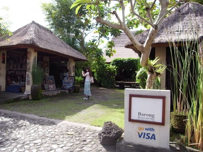 スパを出た時点で時間は11時45分！<br />もう、帰りはタクシーに乗るつもり満々なのに、そういうときほどいないんです。しかも更なる寄り道でもうチェックアウトの時間ぎりぎり！！<br /><br />でもしばらくホテル方向に歩いてると、モンキーフォレストの入り口あたりでやっと客引きしてもらえました。<br />運転手さん、きっといつもは100回声かけて1回乗ってもらえるぐらいの感じで、どうせ乗らないでしょって思いつつ声かけてくれたと思うけど、私たちが「ちょー必要！2万出す」って言ったら、急いでるの察知して、車取りに走っていってくれました。<br />短い距離しか乗ってないのにちょっとおしゃべりしてると、「どんだけ〜」ってほぼ正確な使い方でツッコまれたのが衝撃的でした！！<br />ウブドの白タクの運転手さん、みんな気さくでいい人ばっかだったなぁ。<br /><br />ホテルに戻ってくるともうスミニャック行きの迎えの車も来てるし・・・<br />慌ただしかったけど、さよならバロンリゾート！<br /><br /><br />