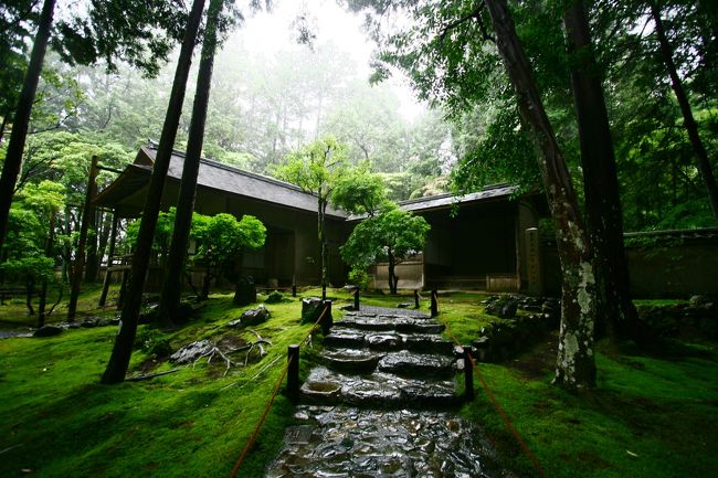 輝く石段がよいアクセントに。。<br />たぶん｢湘南亭茶室｣かなぁ?