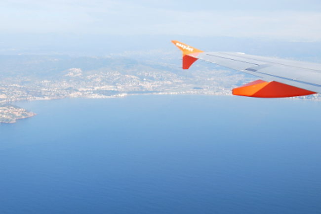 コート・ダ・ジュールが見えてきました♪
