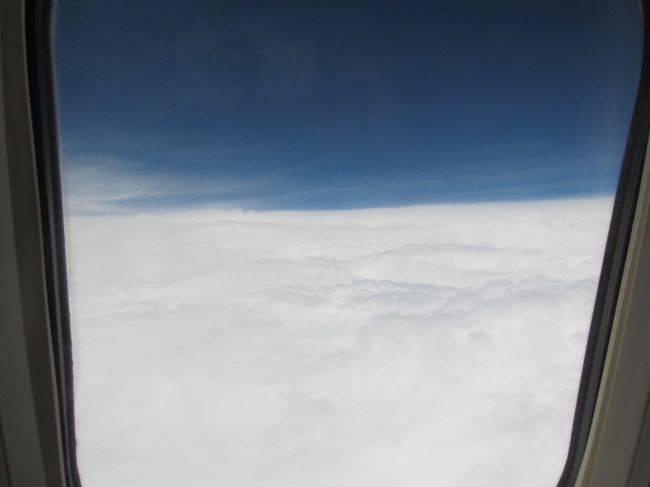 梅雨前線の上を飛んでま〜す！