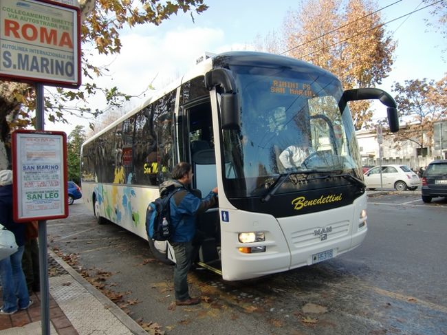 バスがやってきました。