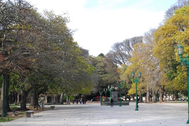 公園自体は広く、緑も多く、昼寝にはもってこい！