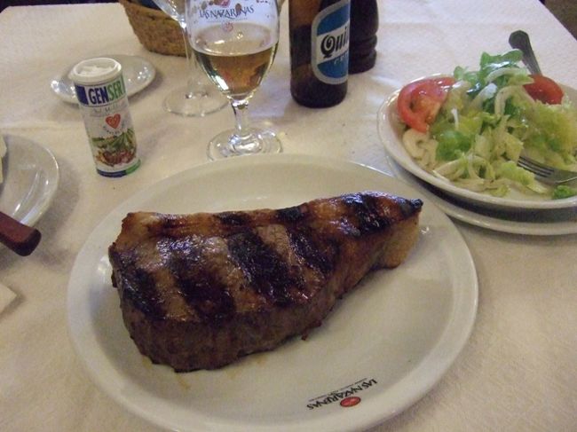 で500gにチャレンジ！<br /><br /><br />なんか飯ばっかりだな。<br />でもアルゼンチン、酒も肉も魚も旨く、侮れず。<br /><br />次はプライベートで来たいですが、いかんせん遠い・・・