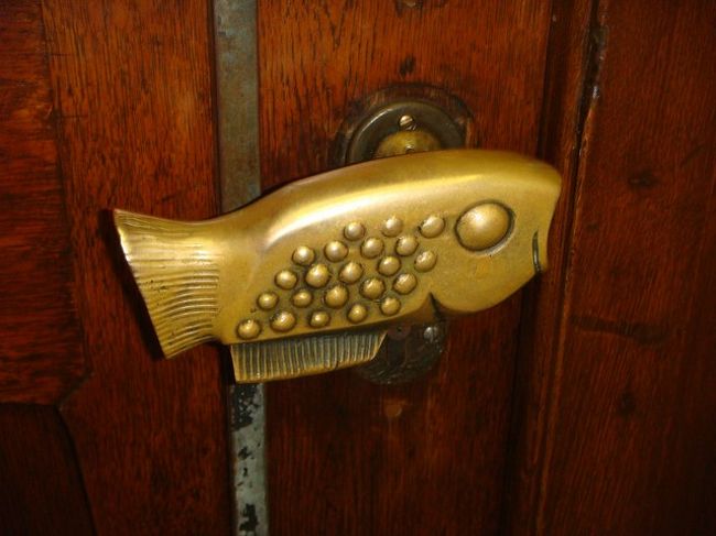 今度は、お魚の取っ手。