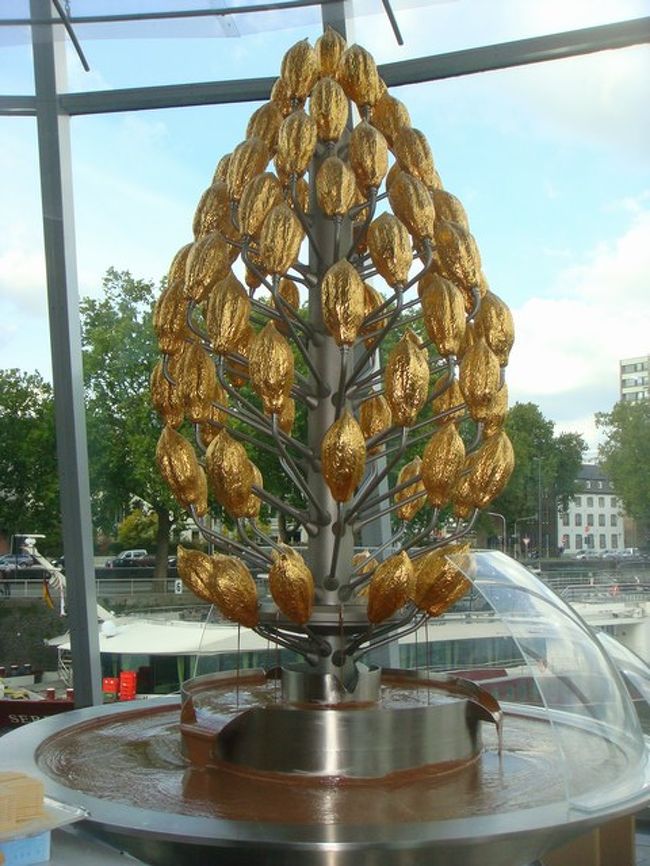 チョコレートファウンテン。