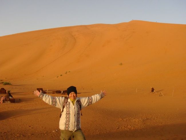 この砂丘に登ったよ♪