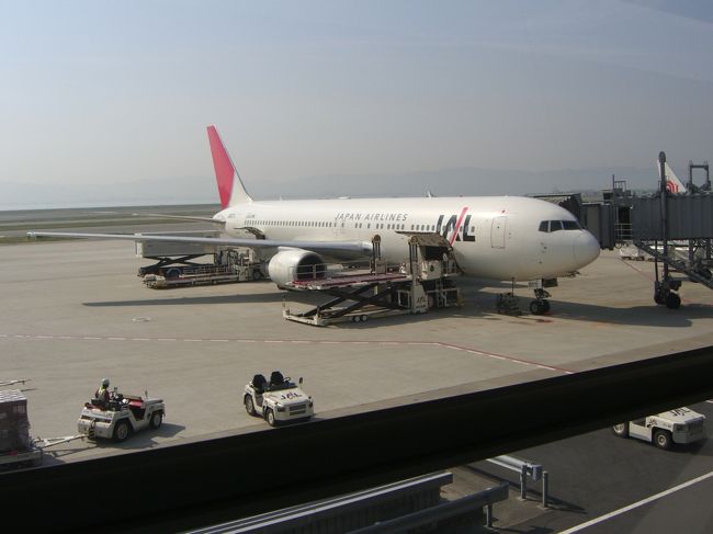 関西空港　⇒　仁川空港<br /><br />４０番ゲート<br />９：３０発　ＪＬ９６１