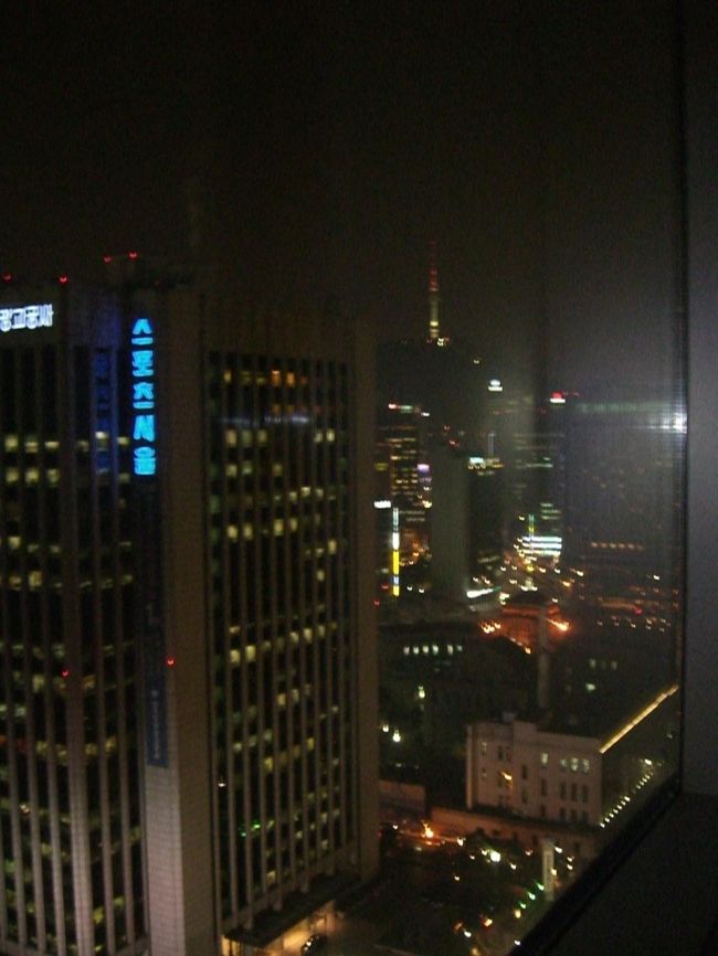 ホテルの部屋からＮソウルタワー