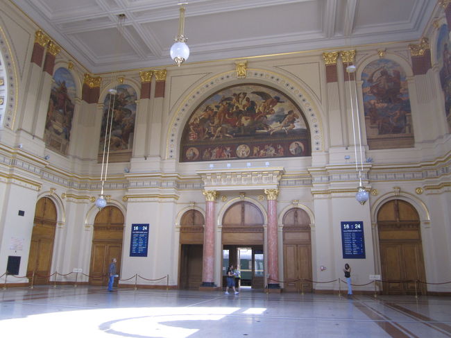 ブダペスト東駅の中