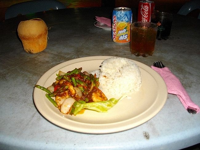 お店のオススメを聞いて、注文した「サンバル・ゴレン」<br />辛いって言われたほど辛くはなかったけど、ご飯がすすむ味でおいしかったです。