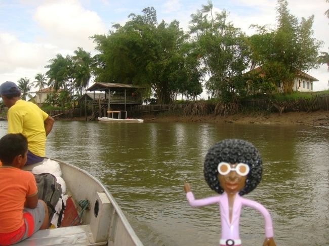 やっとお家＆船着き場が見えてきたよ！！