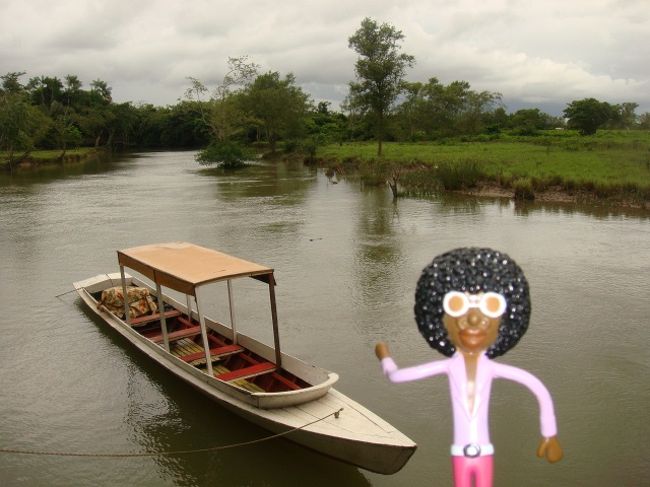 アマゾン川で泳げるなんて思ってもみなかった。この辺りのアマゾンは、問題ないらしい。