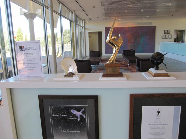 このホテルは何度も賞を受賞しているようです。