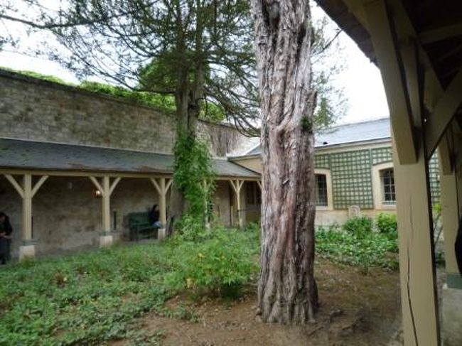 プティトリアノンに到着！<br />入口に並んでると、プーさんのハニーハントに並んでるみたい。やや似。