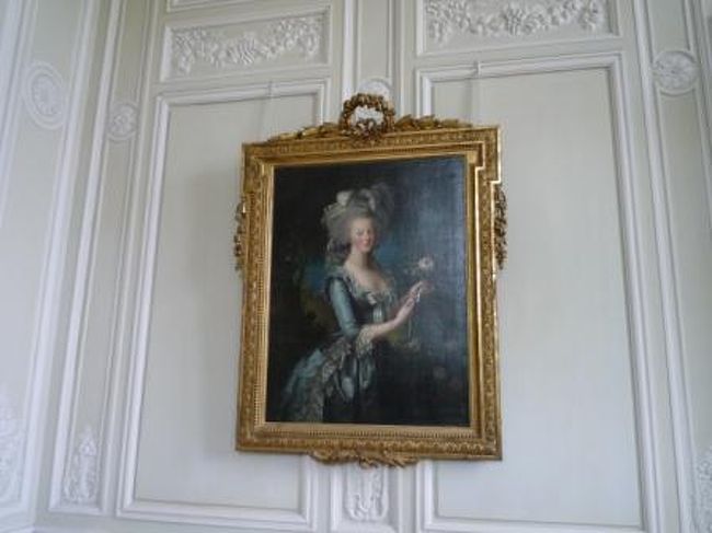 マリーアントワネットの肖像画。