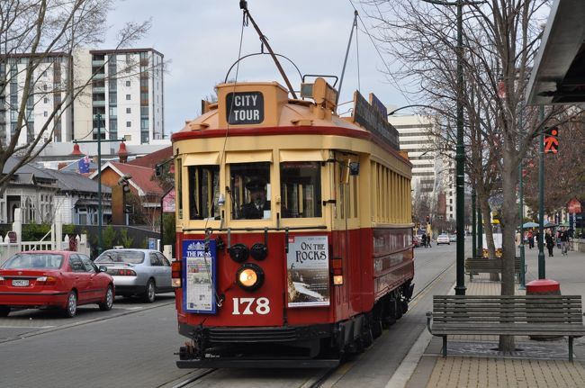 　舟遊びを終え、再びトラムに乗ります。