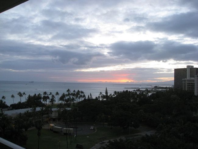 素敵なお部屋からのサンセット