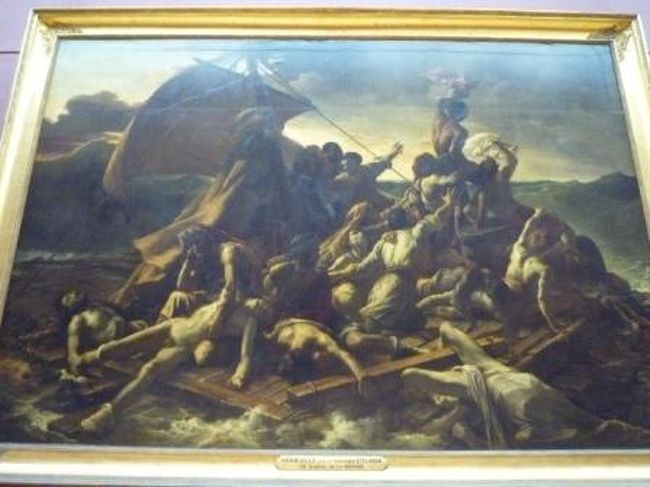 メデュース号の筏。<br /><br />１８１９年、ジェリコ作。<br />３００名以上の犠牲者を出した１８１６年の遭難事件が題材。