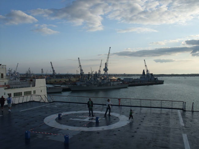 ポーツマスは軍港だった。