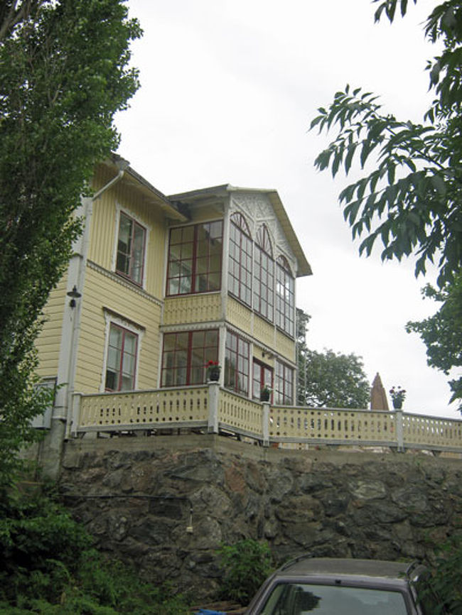 大きくてきれいな家がたくさん<br />