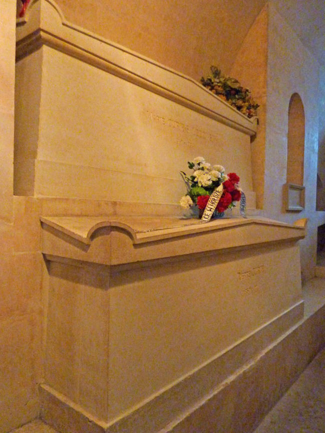 キュリー夫妻のお墓です。<br />